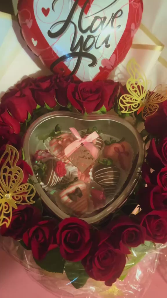 Sweet Heart Rose Bouquet